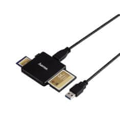 Hama USB 3.0 Multi Card Reader, SD/microSD/Cf