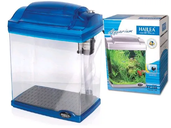 Hailea akvarijski set FC200-2, plavi, 6,6/4 l