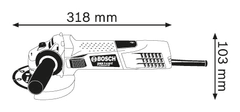 BOSCH Professional kutna brusilica GWS 7-115 E (0601388203)