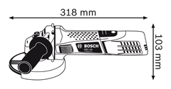 BOSCH Professional kutna brusilica GWS 7-125 (0601388108)