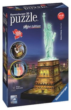 Ravensburger slagalica 3D, Kip Slobode noću