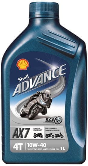 Shell ulje Advance 4T AX7 10W40, 1 l