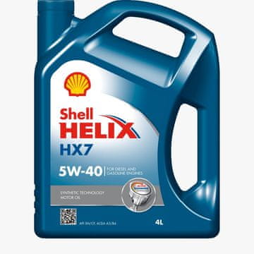 Shell ulje Helix HX7 5W40, 4 l