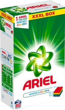 Ariel prasak za pranje white&color 6 kg, 80 pranja