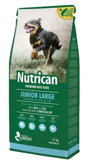 Nutrican hrana za mlade i pse u razvoju Junior Large, 15 kg