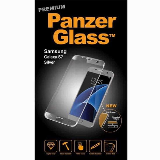 PanzerGlass premium zaštitno staklo Samsung Galaxy S7, sivo