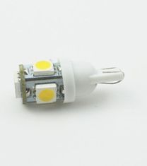 MLine žarulja LED 12V W5W-T10 5xSMD 5050, bijela, par