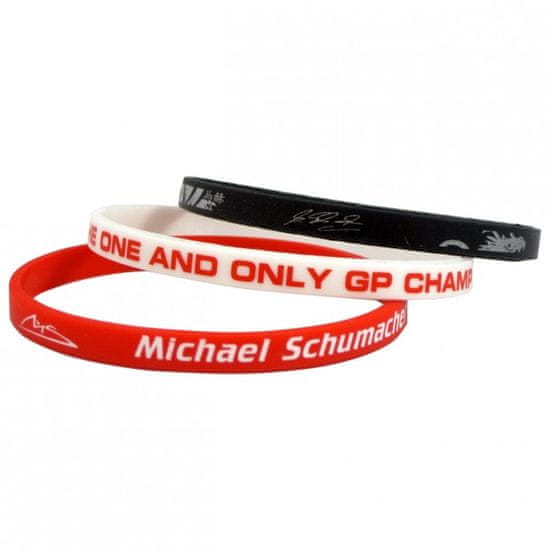 Michael Schumacher 3x silikonska narukvica