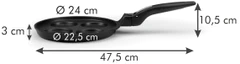 Tescoma tava s 4 rupe SmartCLICK, 24 cm