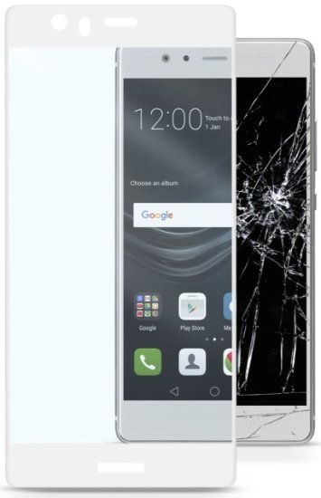 CellularLine zaštitno staklo Capsule za Huawei P9, bijelo