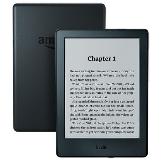 Amazon E-čitač Kindle, 6" touchscreen, 4GB, WiFi, Special Offers, B0186FESVC