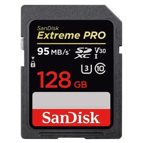 SanDisk memorijska kartica Extreme PRO, 128 GB, SDXC, UHS-I U3 Class10