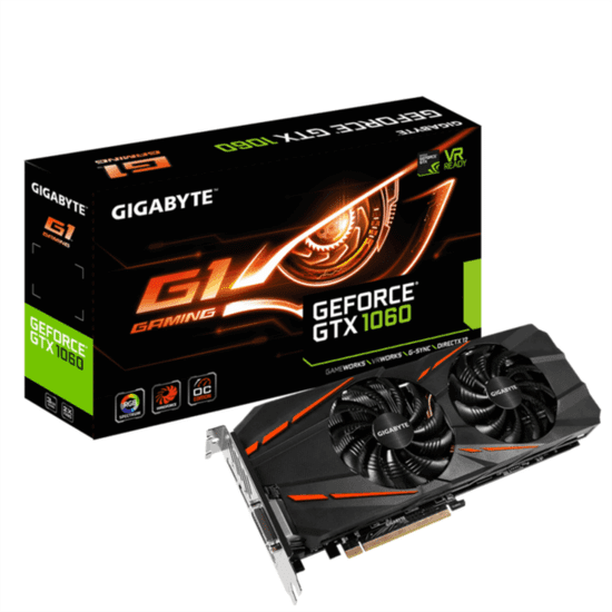 Gigabyte grafička kartica GTX 1060 OC, 3GB GDDR5, PCI-E 3.0