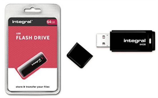 Integral USB stick 2.0 Black, 64 GB