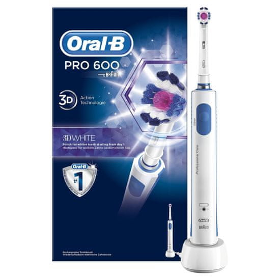 Oral-B električna četkica za zube PRO 600 3D White