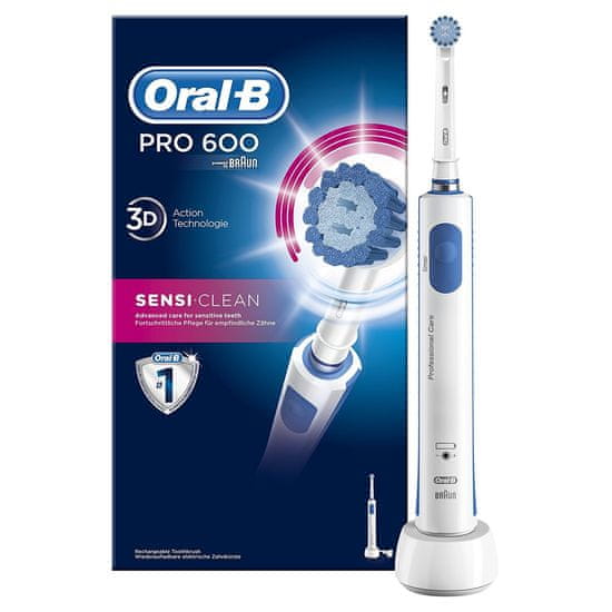 Oral-B električna četkica za zube PRO 600 Sensitive