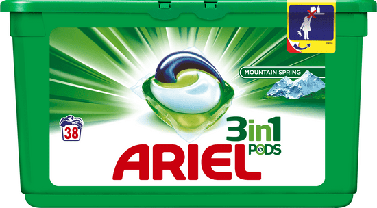 Ariel Active gel Mountain Spring 38 komada
