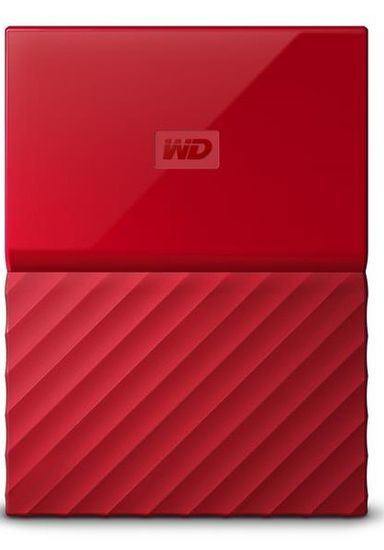 Western Digital vanjski tvrdi disk My Passport 2 TB, crveni (WDBYFT0020BRD-WESN)