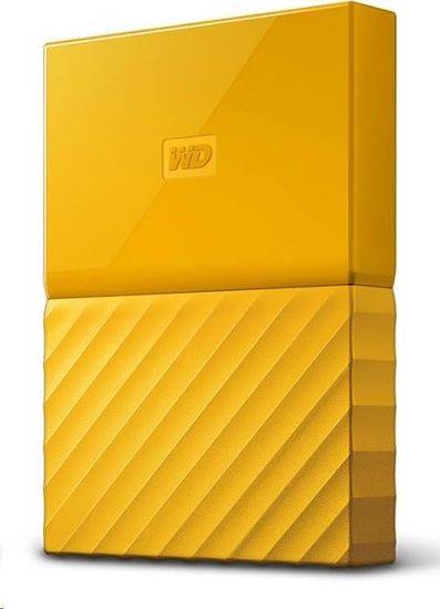 Western Digital vanjski disk My Passport 1 TB, žuti (WDBYNN0010BYL-WESN)