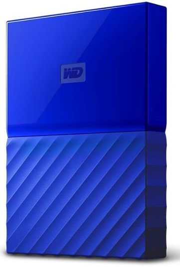 Western Digital vanjski tvrdi disk My Passport 1 TB, plavi (WDBYNN0010BBL-WESN)