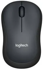 Logitech M220 Silent bežični miš, crni