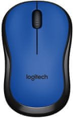 Logitech M220 Silent bežični miš, plavi