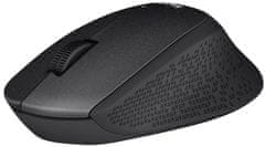 Logitech M330 Silent Plus bežični miš, crni (910-004909)