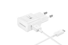 Samsung kućni punjač 220V adapter s USB data kabelom Samsung Galaxy S6 (EP-TA20), bijeli