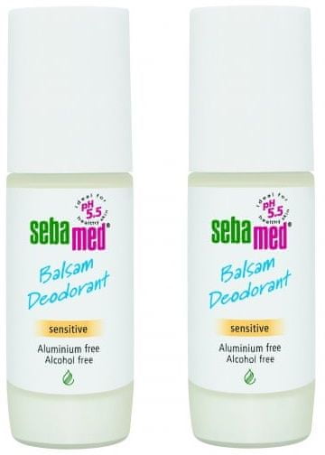Sebamed Roll-On deodorant Sensitive, 2 x 50 ml