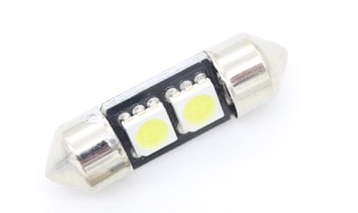 MLine žarulja LED 12V C5W 31mm 2xSMD 5050 CANBUS, bijela, par