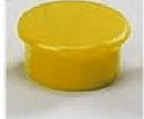 Dahle magnet Y 24 mm, 6 komada, žuti