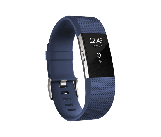 Fitbit aktivna narukvica Charge 2, Blue/Silver, Large