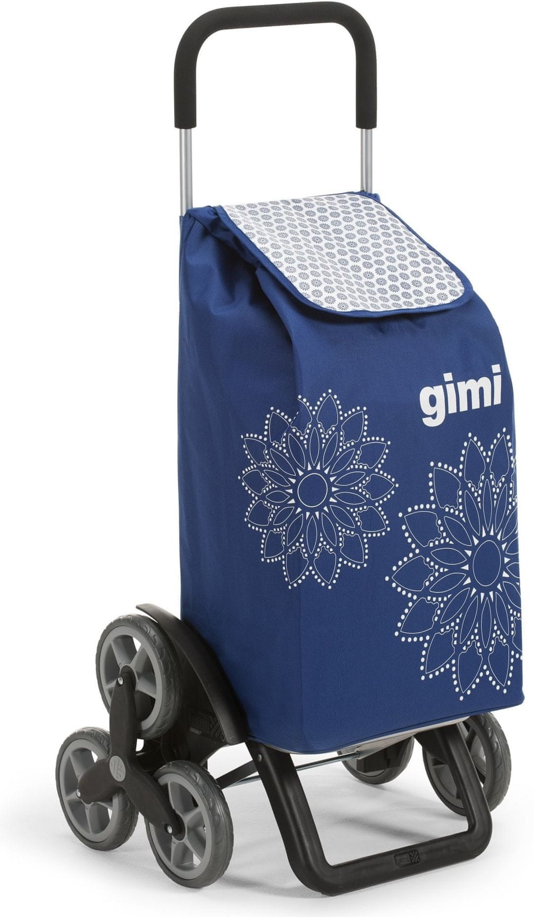 Сумка-тележка Gimi tris Floral Blue