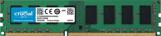 Crucial radna memorija 8GB DDR3L-1600Mhz CL11 UDIMM 1,35/1.5V