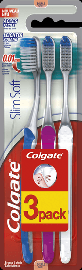 Colgate zubna četka Slim Soft Ultra Compact Head, 3 komada