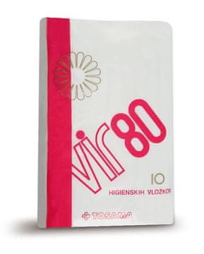 TOSAMA Vir 80 higijenski ulošci, 10 komada