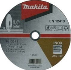 Makita B-12273 tanka rezna ploča za inox, 230 x 1.9 x 22.23 mm