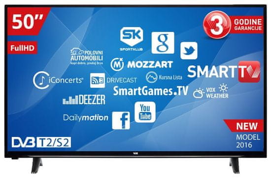 VOX electronics LCD TV prijemnik 50YSD550 SMART