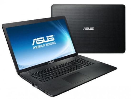 ASUS prijenosno računalo VivoBook 17 X751-TY001 N4200/4GB/1TB/17,3HD+/GeForce 920MX/Endless, crn (90NB0EB1-M00100)
