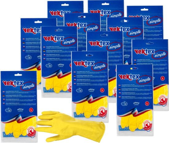 Vektex Simplex rukavice, veličina L, 12 pari