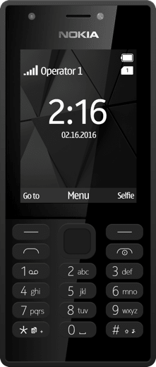 Nokia mobilni telefon 216 DS, crni
