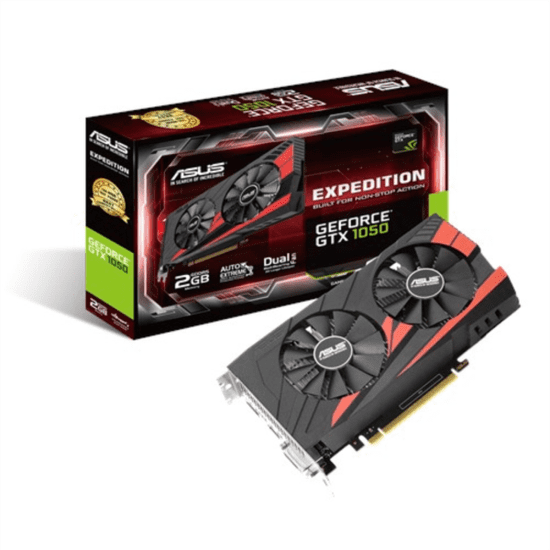 ASUS grafička kartica GTX 1050, 2GB GDDR5, PCI-E 3.0 (EX-GTX1050-2G)