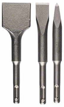 Bosch trodijelni komplet kratkih dlijeta SDS-plus 140 (2608690180)