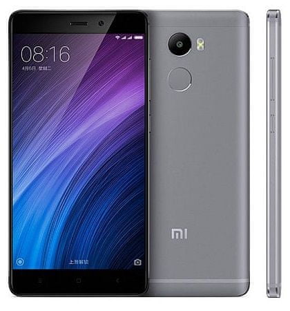 Xiaomi mobilni telefon Redmi 4, 2 GB / 16 GB, Dual SIM, sivi