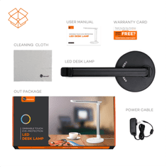 TaoTronics stolna svjetiljka Elune E5 Touch Control LED DL13, crna