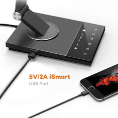 TaoTronics stolna svjetiljka Touch Control LED DL16, siva/crna