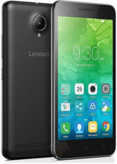 Lenovo mobilni telefon C2, crna