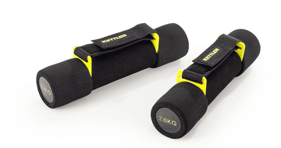 Kettler utezi za aerobik Basic (7373-500), 2 x 0,5 kg, crno-žuti