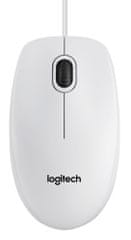 Logitech Miš B100, bijeli (910-003360)