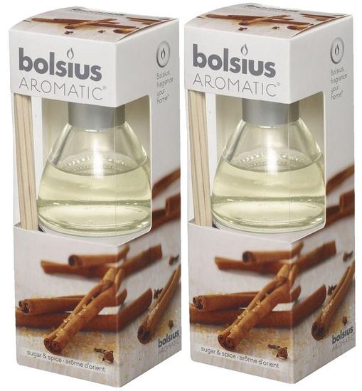 Bolsius osvježivač zraka Sugar & Spice, 2 x 45 ml